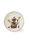 Hermia Juego de 6 Platos de Servicio de Gres Cerámico Blanco Mate 26 cm